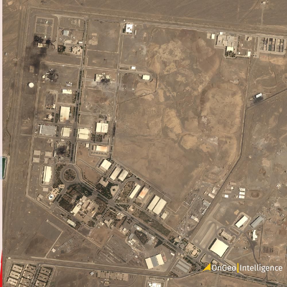 After Israel Strike Iran Natanz nuclear facility Satellite Imagery.jpg