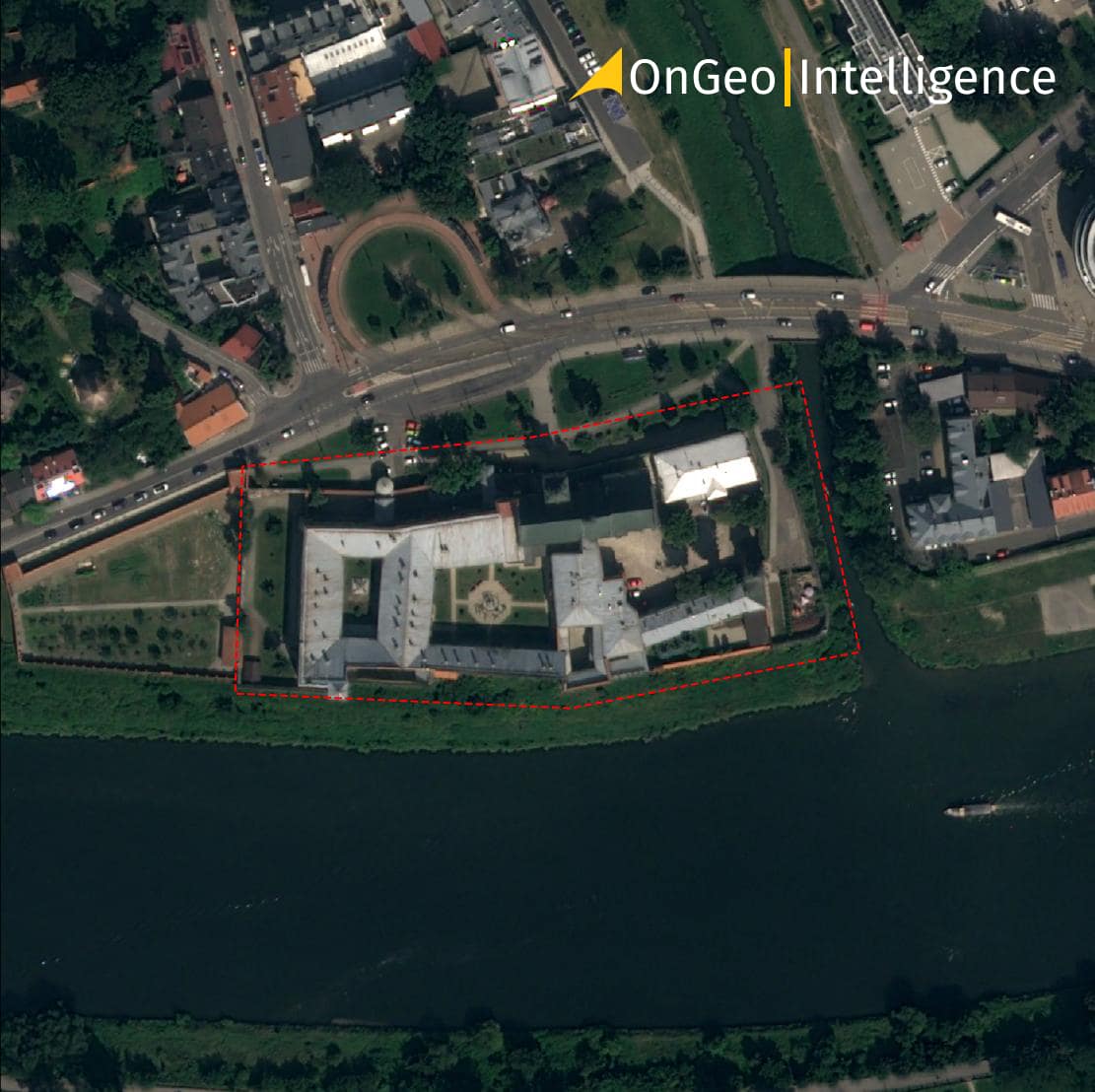 Sample satellite image, 0.3-meter resolution, OnGeo™ Intelligence.