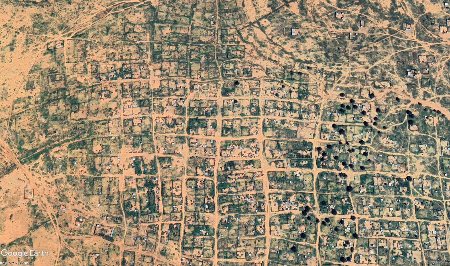 Satellite Imagery Sudan War, West Darfur city of El Geneina - before 4, airbus imagery.jpg