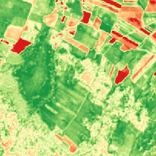 The remote sensing indices NDVI, NDMI, and NDWI